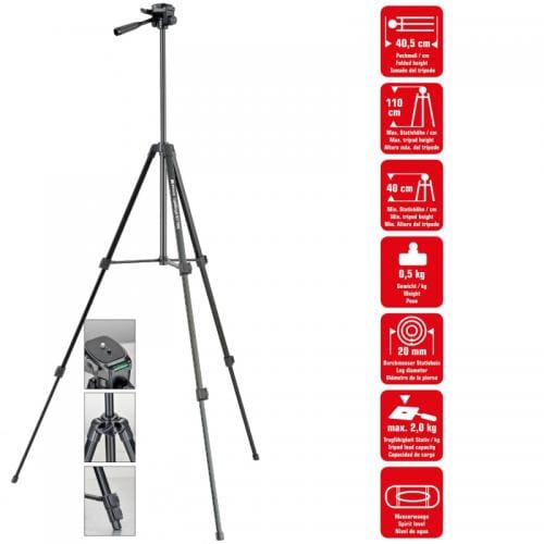 Braun Trepied Foto Trepied Foto Braun BLT 100S 20425 | 110cm, 2kg Capacitate, Negru