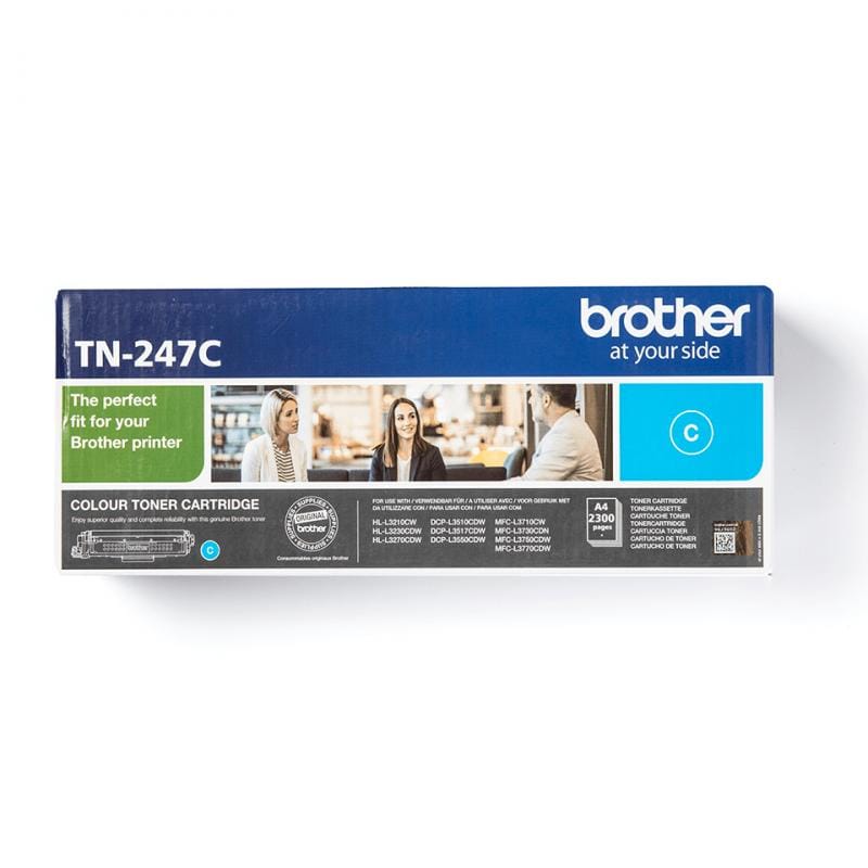 BROTHER Cartuș toner original Brother TN-247C Cyan pentru imprimante Brother compatibile (TN247C)