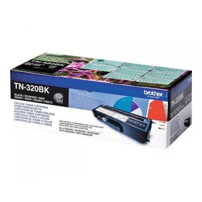 BROTHER Cartuș toner original Brother TN-320BK (TN-320) Negru pentru imprimante Brother compatibile