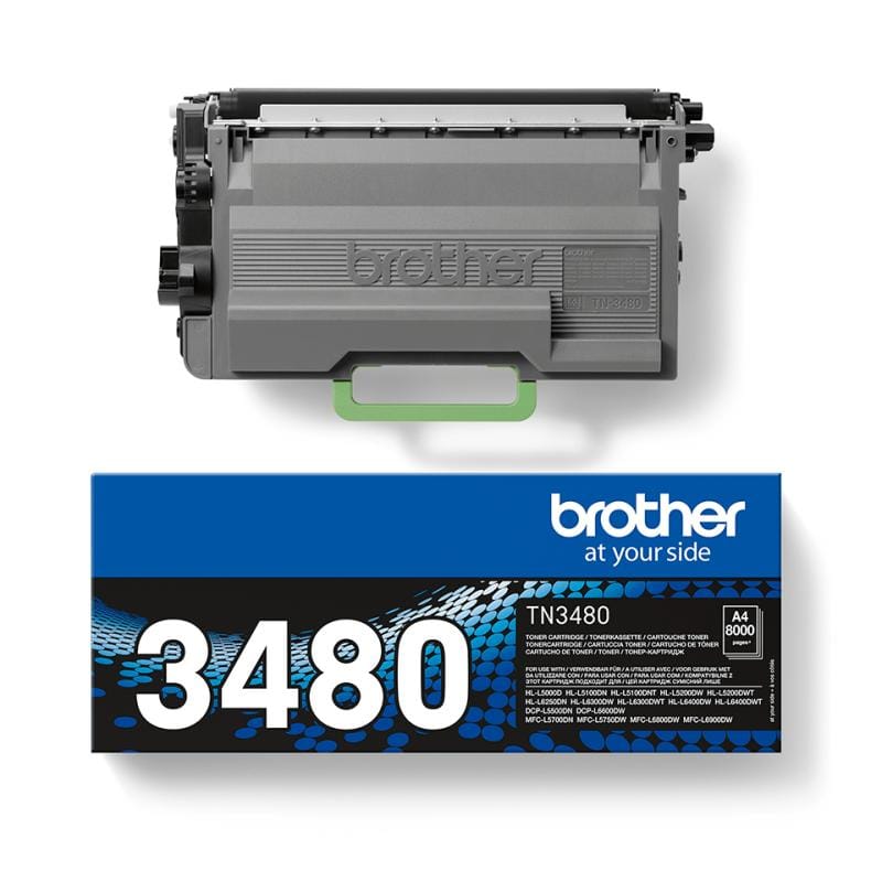 Brother Toner Toner Brother TN-3480 | Capacitate Mare, Negru, Original