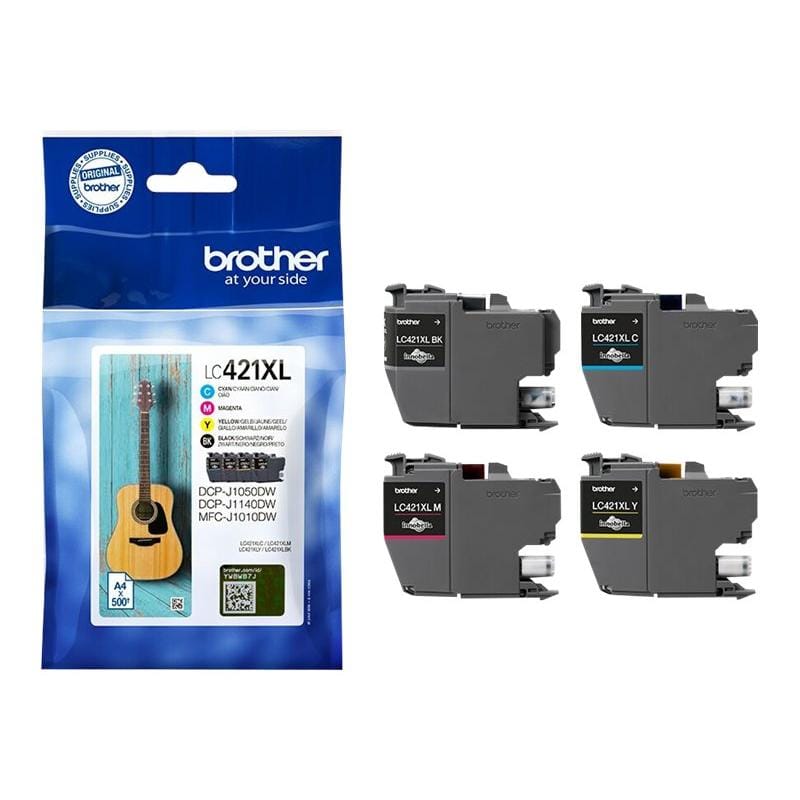 Brother Consumabile imprimanta Consumabile Brother LC421XLVAL 162682 | 4 Cartuse Cerneala Originale, CMYK, XL
