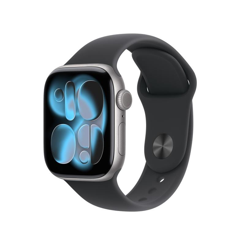 APPLE Apple Watch Series 11 GPS 42mm Space Grey Aluminium Case with Black Sport Band - M/L