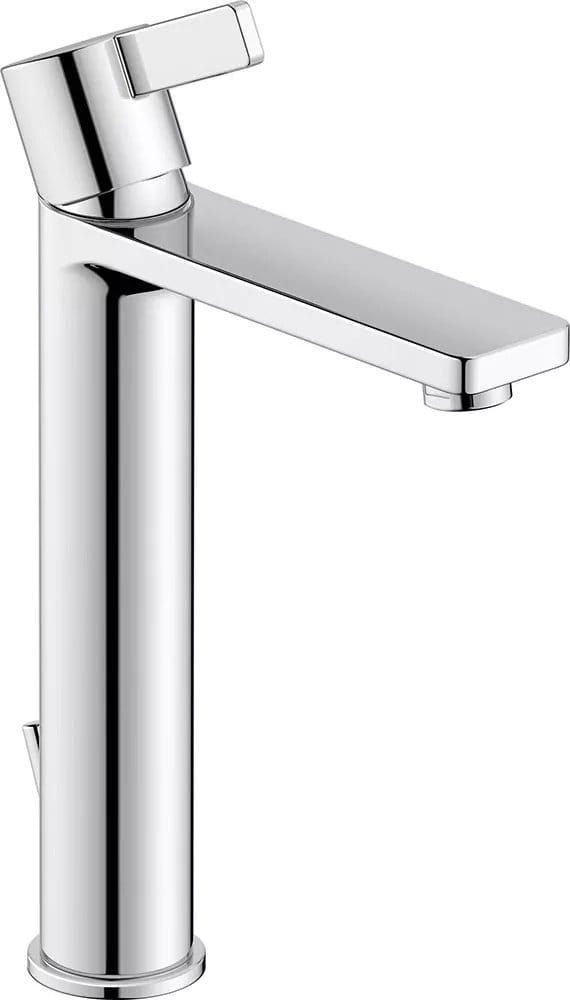 Duravit Baterie lavoar Duravit, D-Neo Single lever basin mixer L with pullrod, monocomanda, marime L, cartus ceramic, set evacuare cu tija, crom