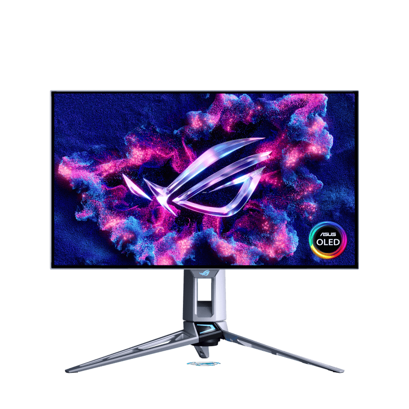 Asus Monitor Asus 26.5" PG27AQWP-W, Diagonal (inch): 26.5, Diagonal (cm): 67, Aspect ratio: 16:9, Panel: WOLED, Resolution: 2560x1440, Refresh Rate: 540Hz, Response time GtG: 0.02ms, Brightness (max): 1500