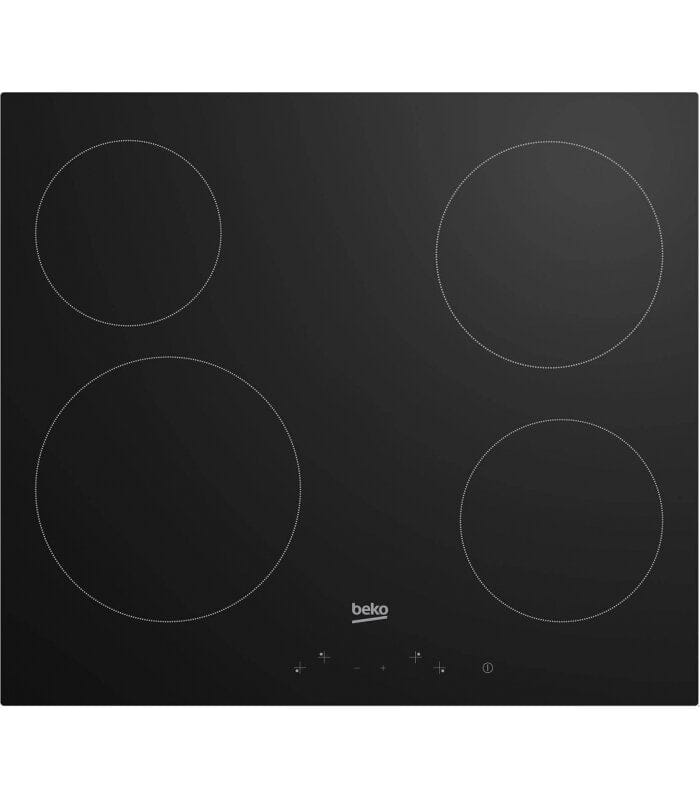 Beko Plita vitroceramica Plita Vitroceramica Beko HIC64401 | 4 Zone, 60cm, 6.8kW, Touch Control