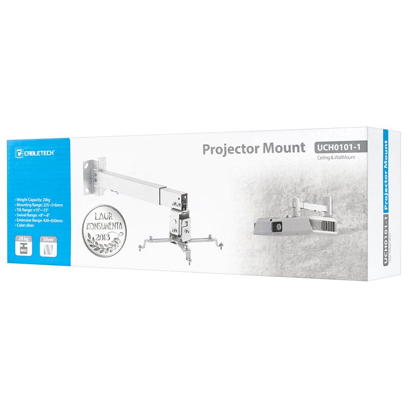 Cabletech Suport proiector Suport proiector Cabletech UCH0101-1 | 20kg, Argintiu