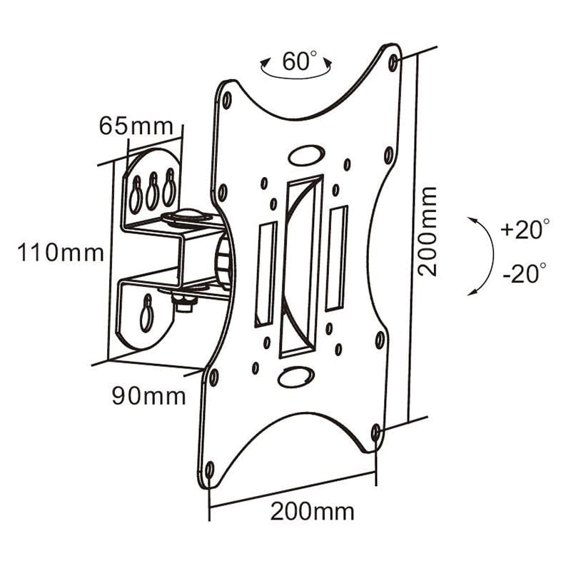 Cabletech Suport TV Suport TV Cabletech UCH0041A | Negru
