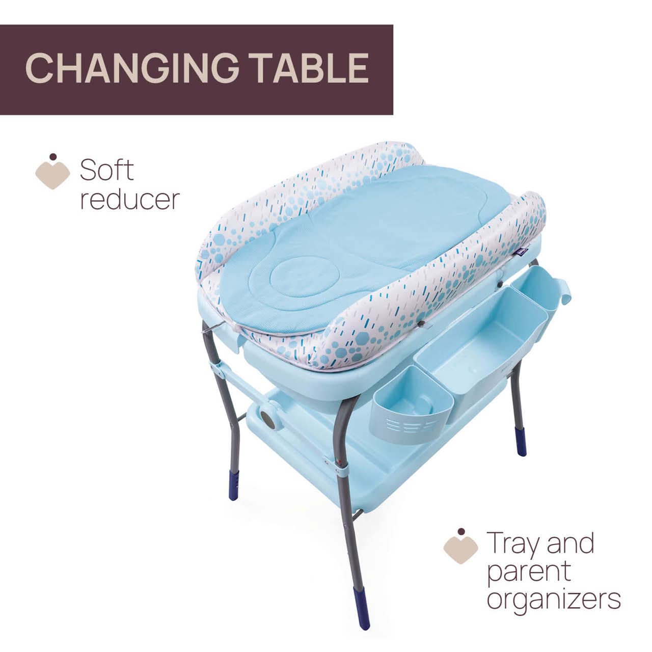 Chicco Alimentație bebe Cadita cu Masa de Infasat Chicco 79348-8_OCEAN | 0luni+, Ocean