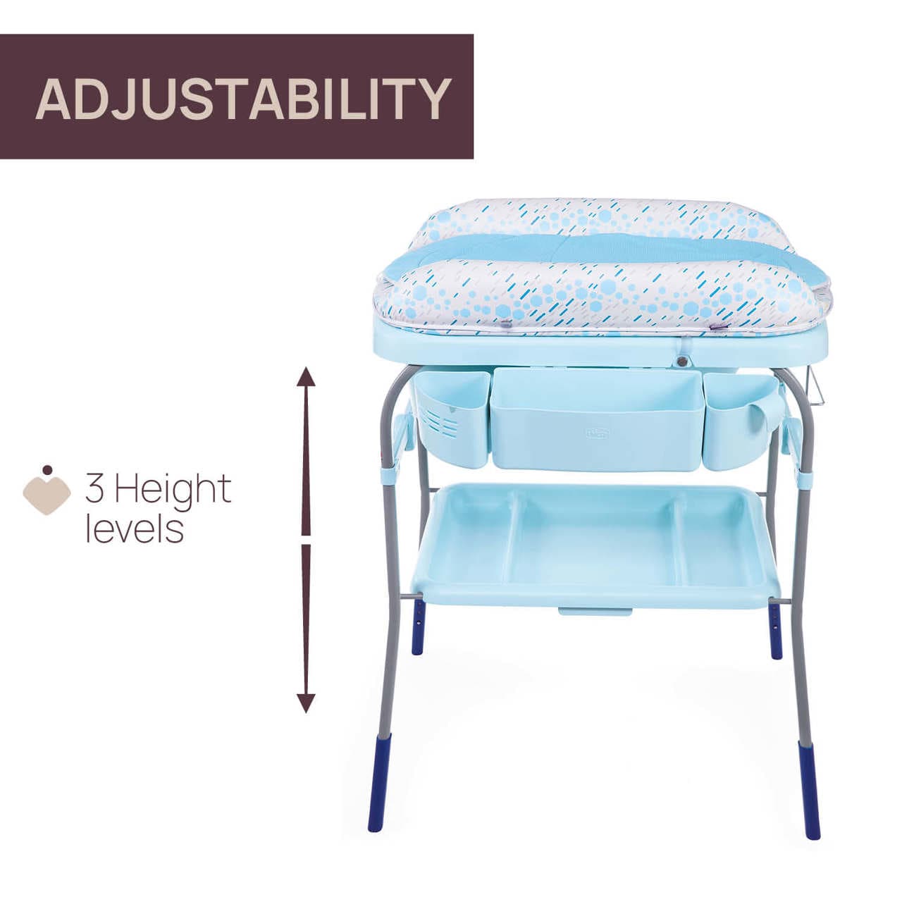 Chicco Alimentație bebe Cadita cu Masa de Infasat Chicco 79348-8_OCEAN | 0luni+, Ocean