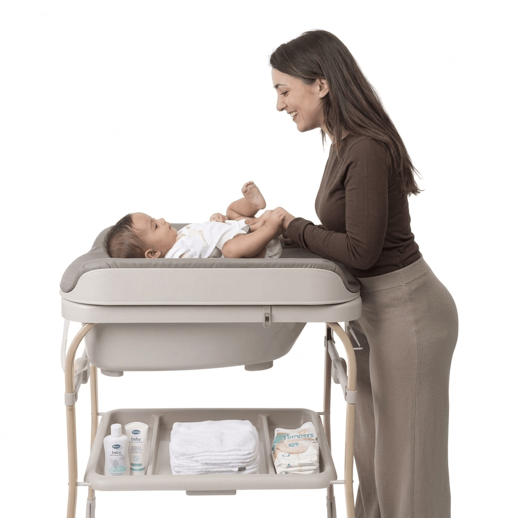 Chicco Alimentație bebe Cadita cu Masa de Infasat Chicco Softbubble 8718661-8 | Scandinavian, 0luni+