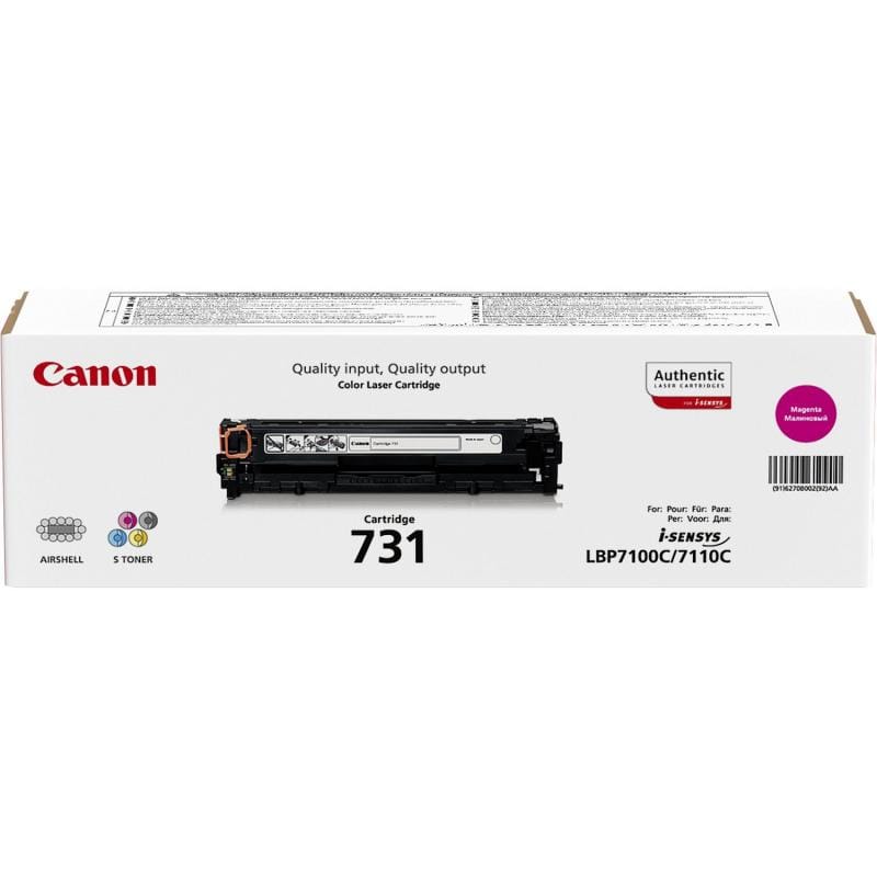 Canon Cartuș toner original Canon 731 Magenta, 6270B002, pentru imprimante Canon compatibile