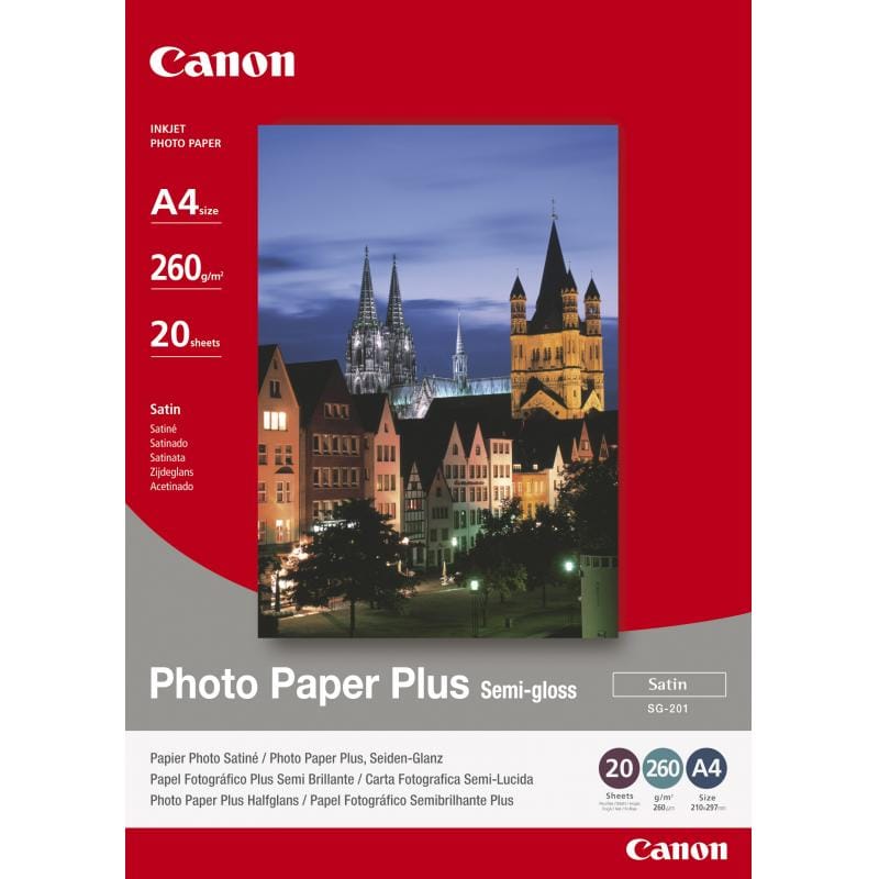 Canon Canon Paper SG-201 SG201 Photo Paper Plus Semi-gloss Semigloss (1686B021)