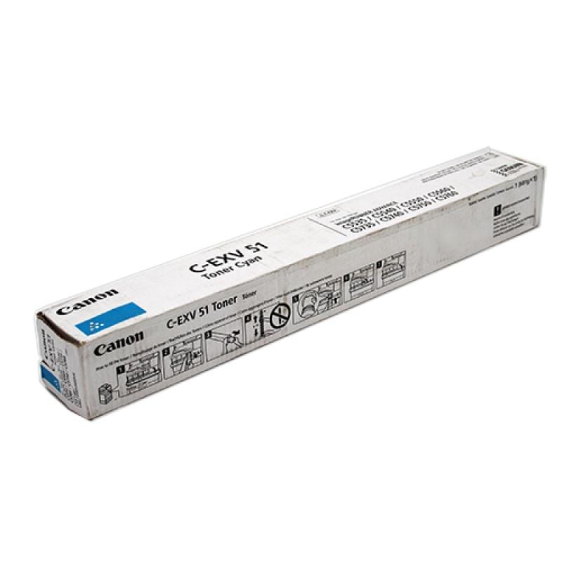 Canon Toner Toner original Canon C-EXV 51 Cyan, cod 0482C002 pentru imprimante Canon imageRUNNER ADVANCE