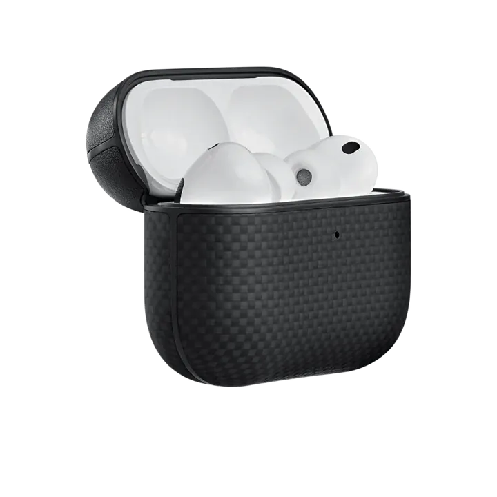 Pitaka Accesorii Apple Carcasa Pitaka APM2501 | AirPods Pro 3, Fibra de Aramida, Negru