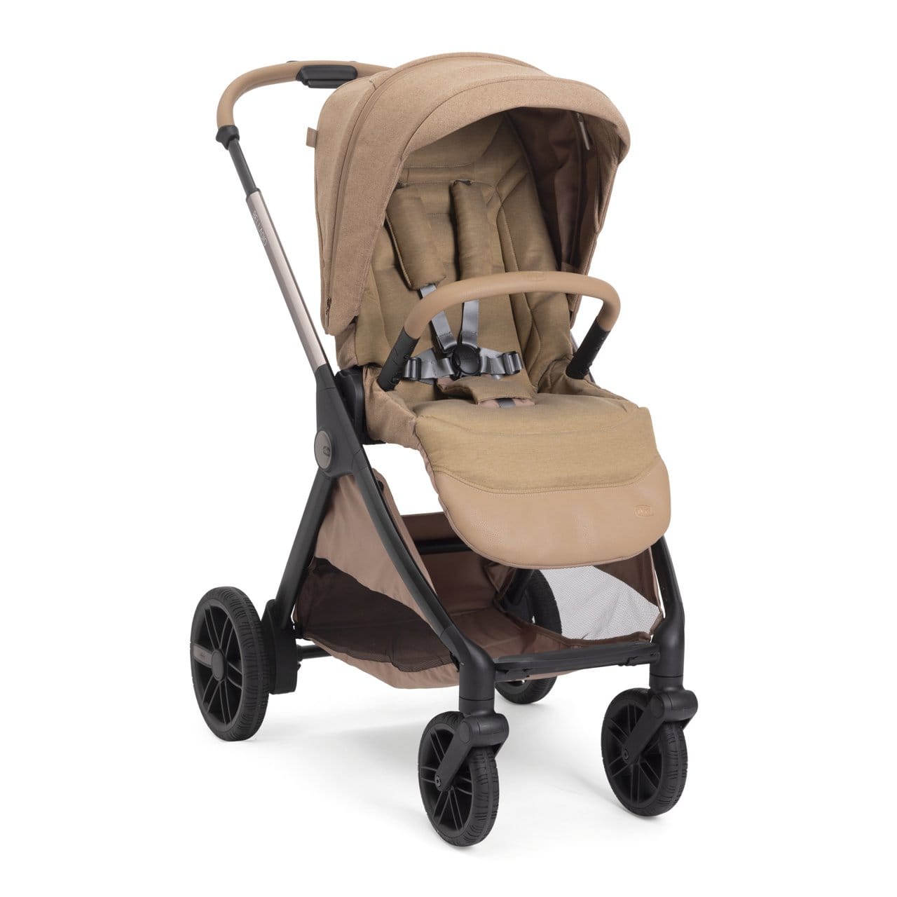 Chicco Puericultură Carucior Copii Chicco Bellagio 3 in 1 8718352 | First Seat Recline, Caramel, 0 Luni+