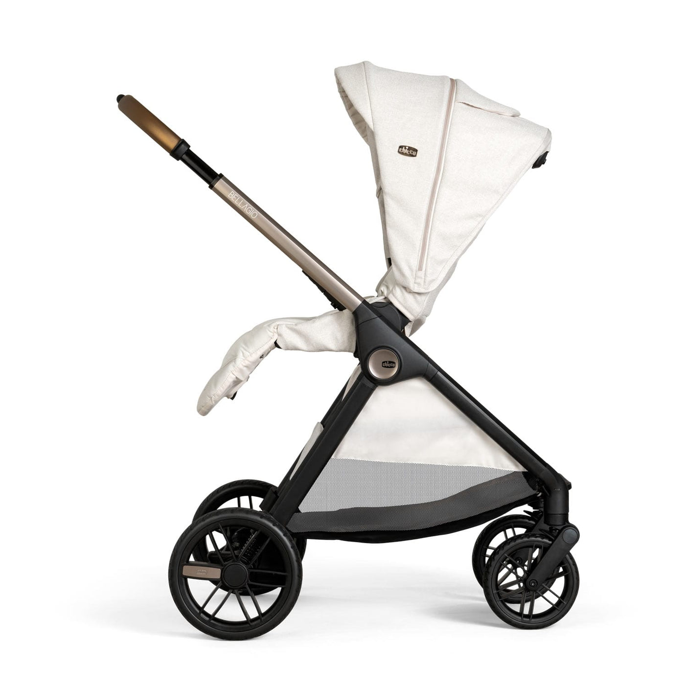 Chicco Puericultură Carucior Copii Chicco Bellagio 3 in 1 | Amber Glow, 0 luni+, Landou, Scaun Sport, Scaun Auto