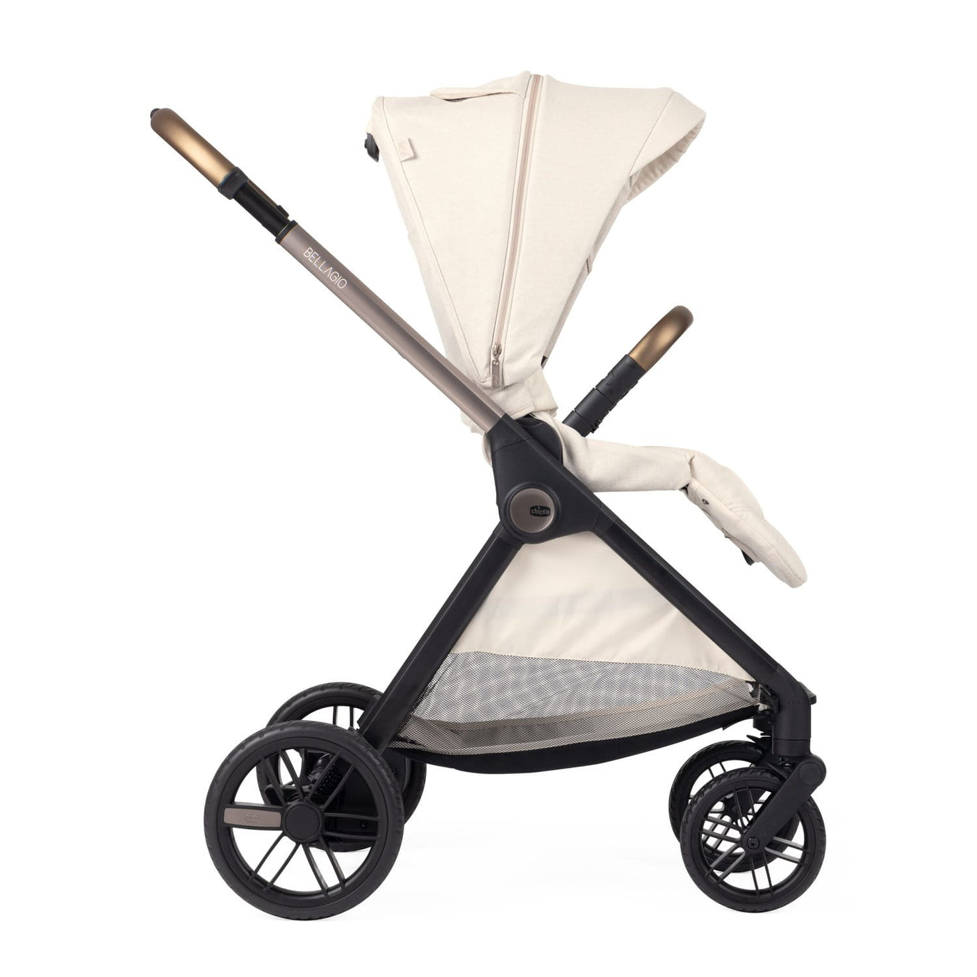 Chicco Puericultură Carucior Copii Chicco Bellagio 3 in 1 | Amber Glow, 0 luni+, Landou, Scaun Sport, Scaun Auto