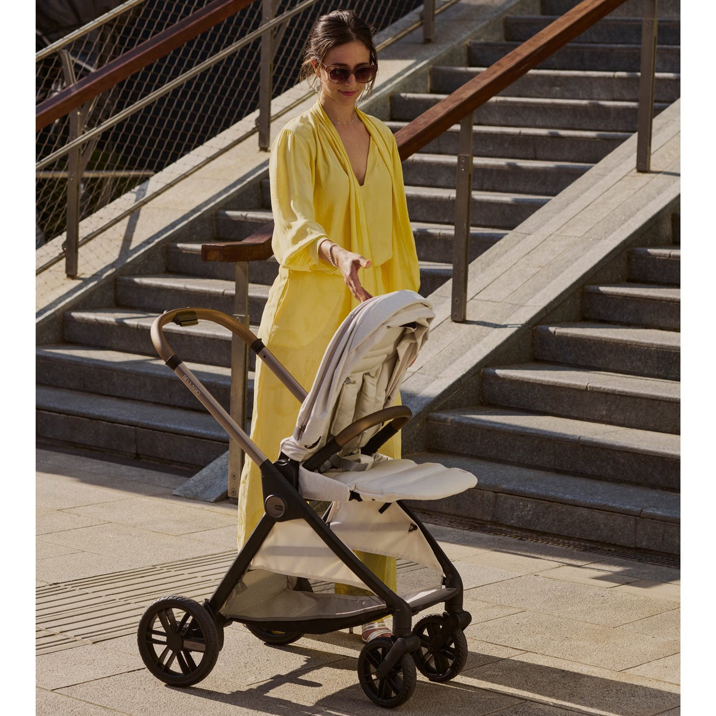 Chicco Puericultură Carucior Copii Chicco Bellagio 3 in 1 8713650 | Amber Glow, First Seat Recline, 0 Luni+