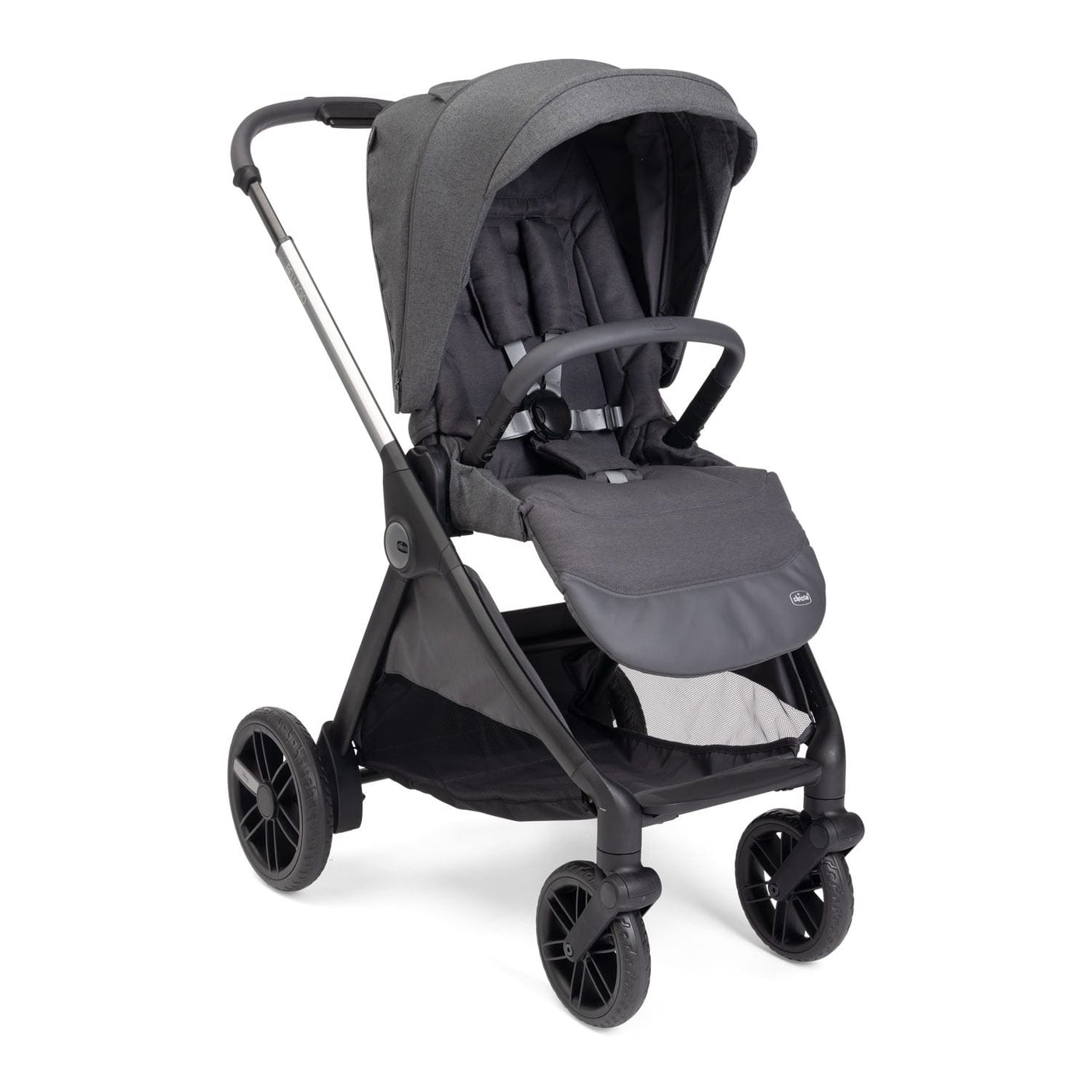 Chicco Puericultură Carucior Copii 3 in 1 Chicco Bellagio 8713645 | Black Satin, 0 luni+