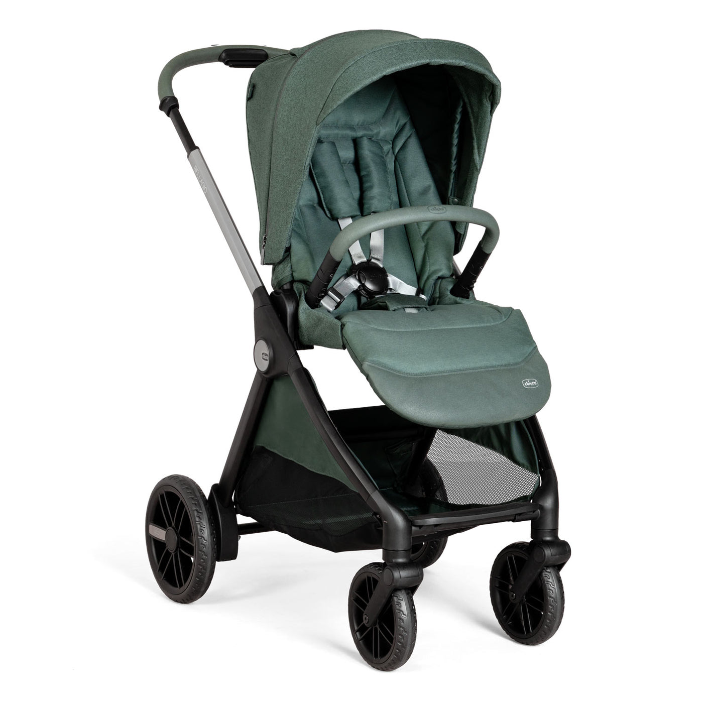 Carucior Copii 3 în 1 Chicco Bellagio, Fir Tree (verde Inchis), 0luni+