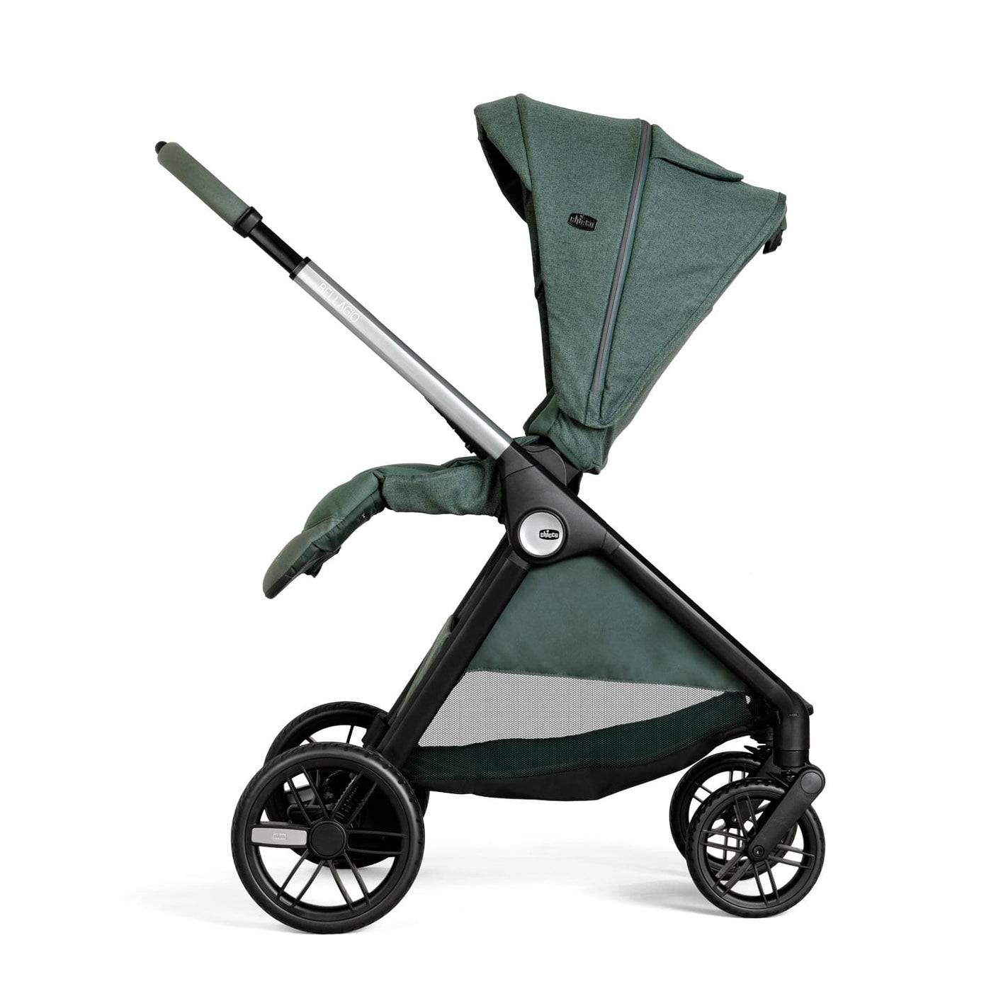 Chicco Puericultură Carucior Copii Chicco Bellagio 3 in 1 8713633 | Fir Tree, 0 Luni+, Verde Inchis