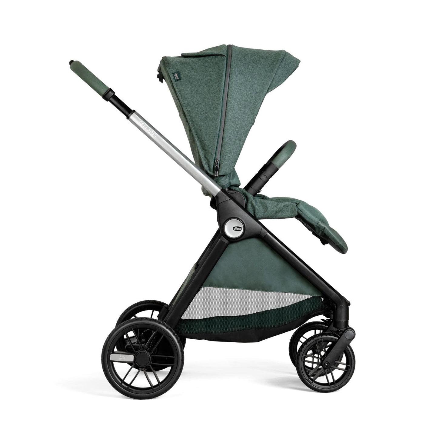 Chicco Puericultură Carucior Copii Chicco Bellagio 3 in 1 8713633 | Fir Tree, 0 Luni+, Verde Inchis