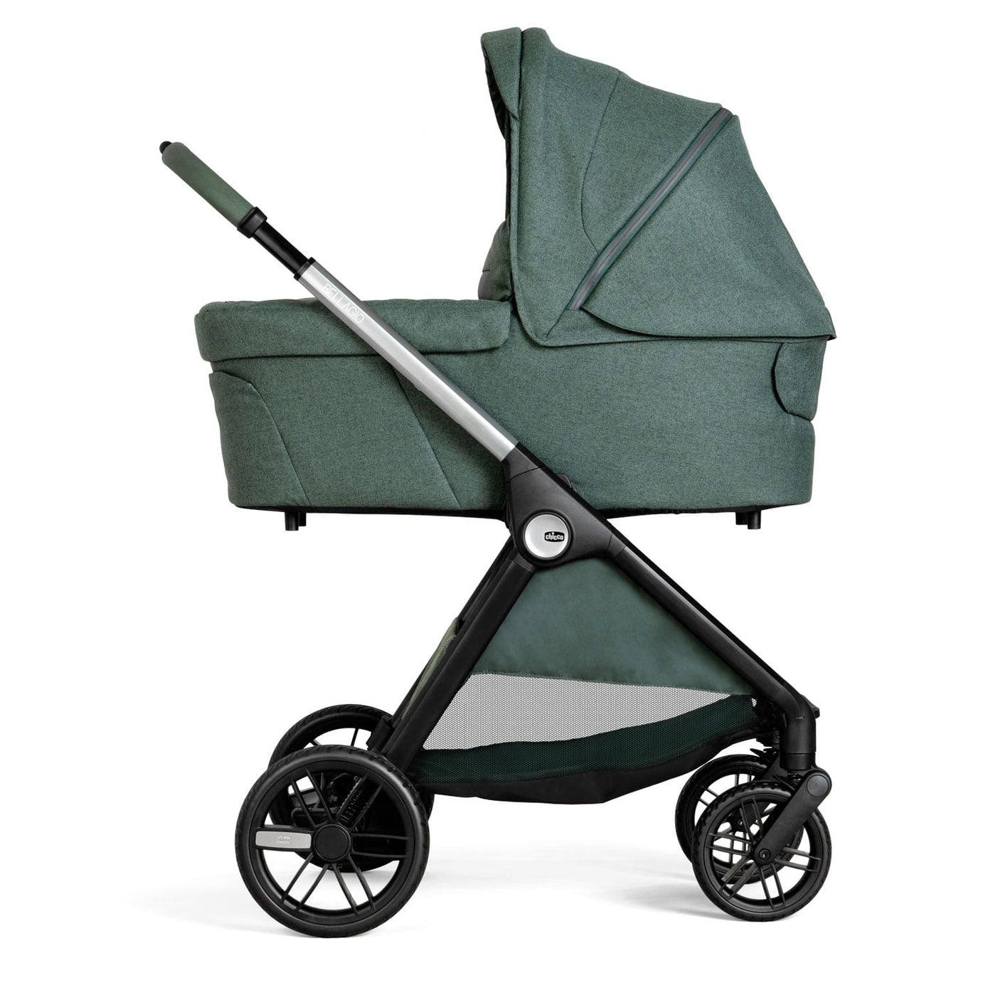 Chicco Puericultură Carucior Copii Chicco Bellagio 3 in 1 8713633 | Fir Tree, 0 Luni+, Verde Inchis