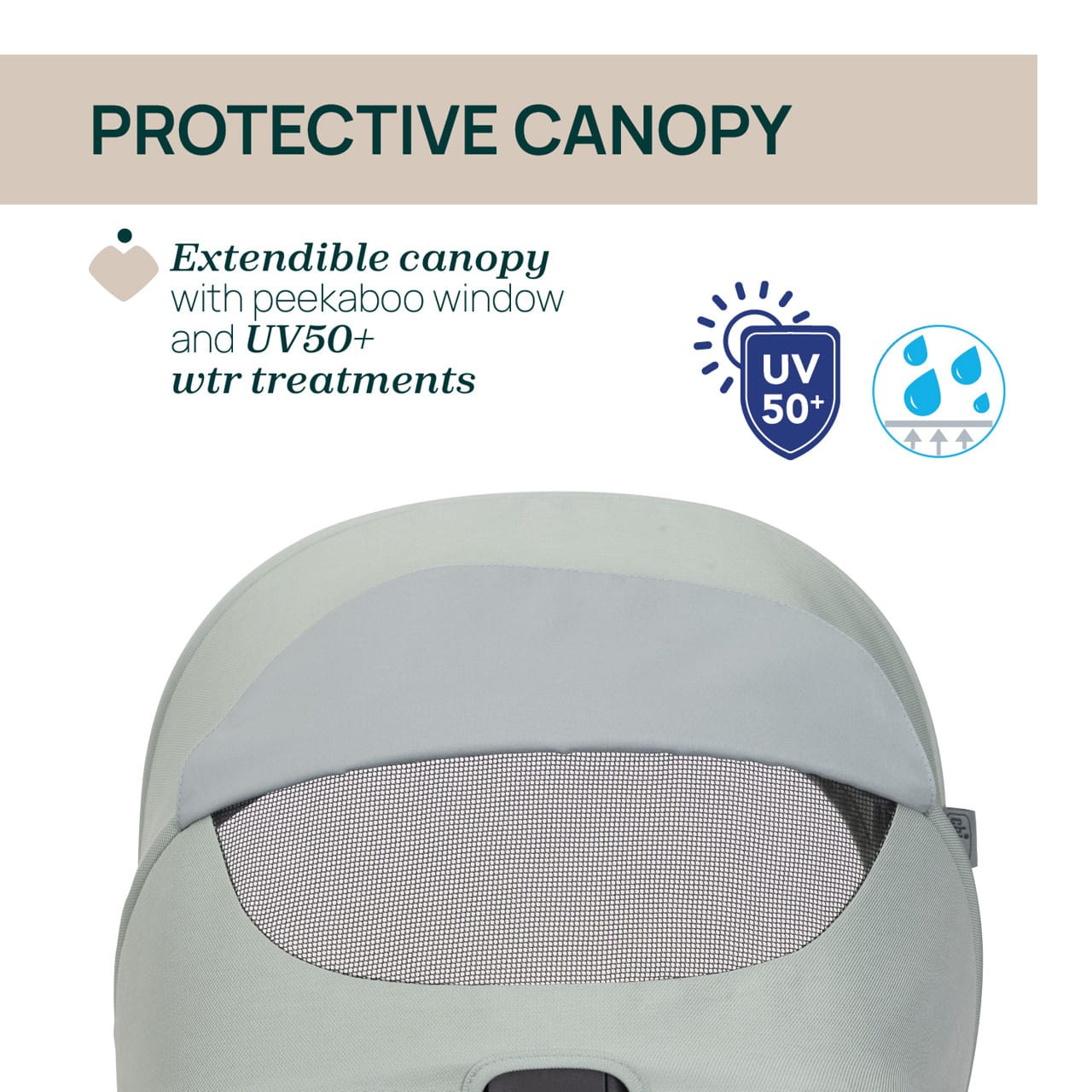 Chicco Jucării Carucior Copii Chicco Seety 3in1 8709776 | cu Scaun Auto Kory Plus I-size, Sage, 0luni+