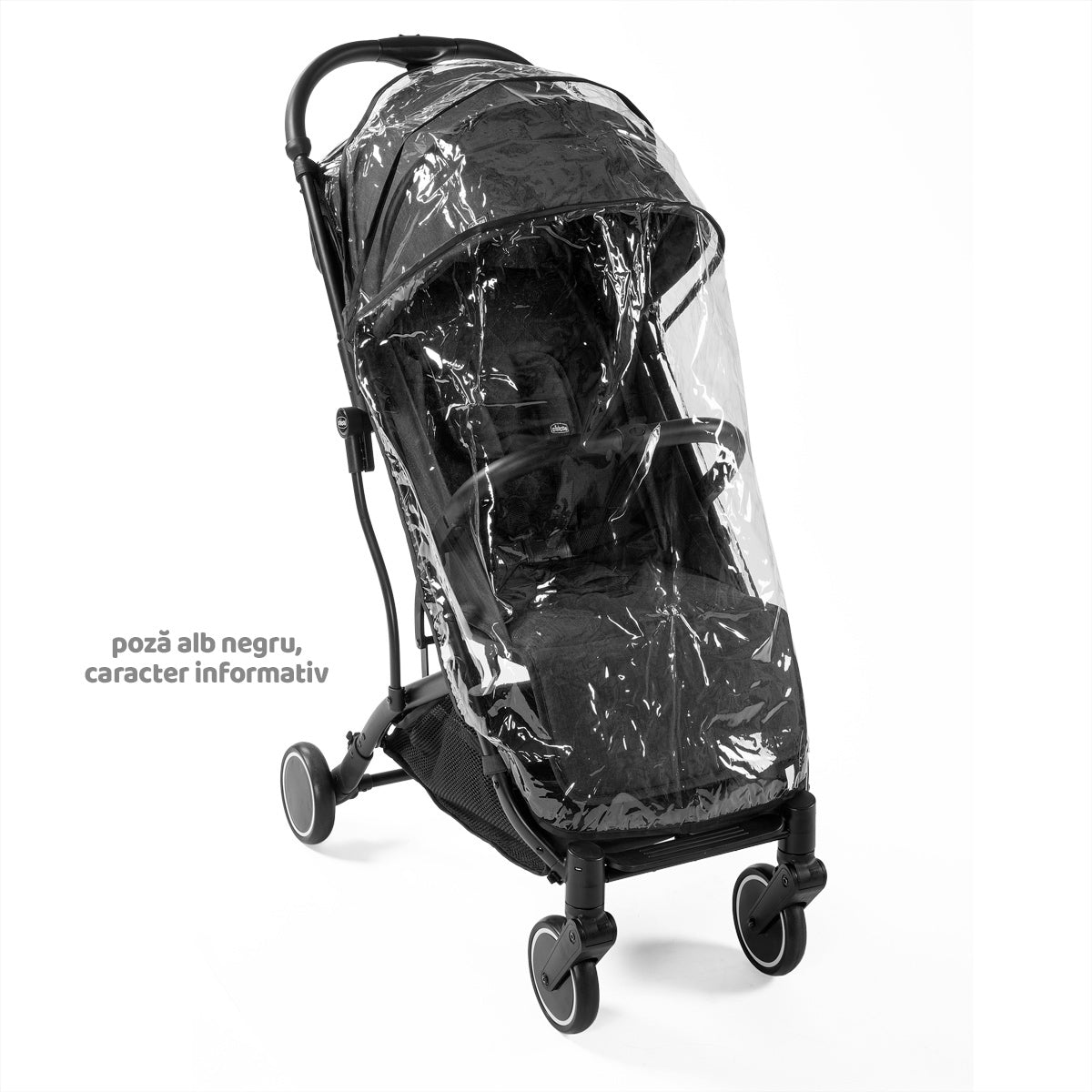 Carucior Copii Sport Chicco Trolley Me, Light Grey (gri), 0luni+