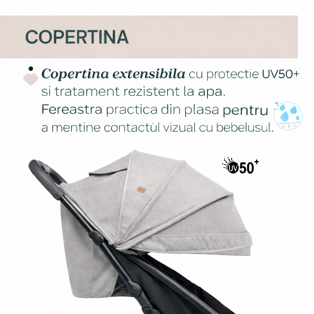 Carucior Sport Chicco Glee, Sandshell (bej), 0luni+