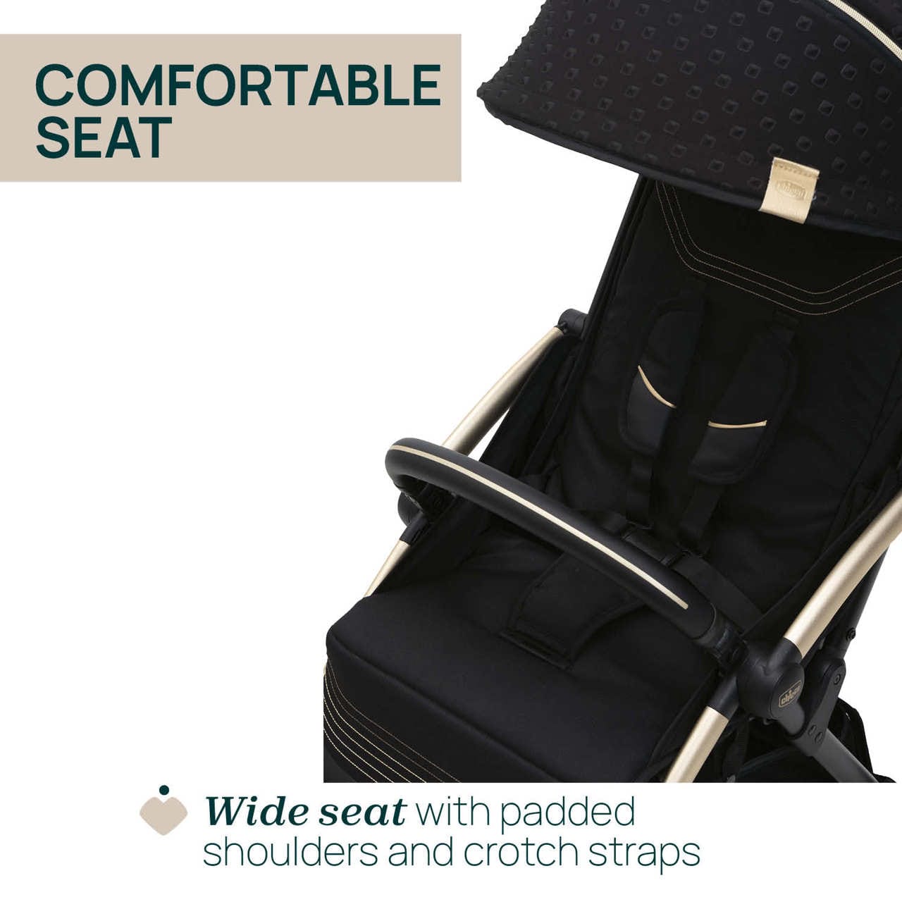 Chicco Jucării Carucior Sport Chicco Goody Xplus 8704056-8 | Negru, 0 luni+, Pliabil