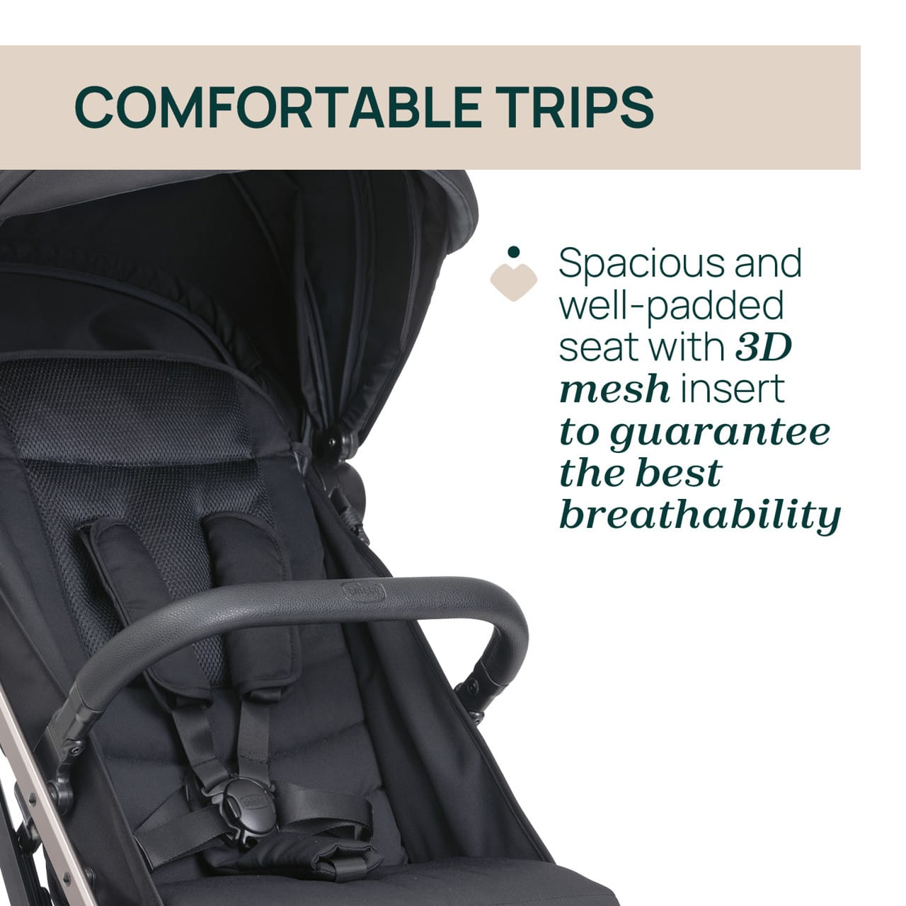 Chicco Puericultură Carucior Sport Chicco Dolomiti 8716394-8 | Off-road, Charcoal, 0 Luni+