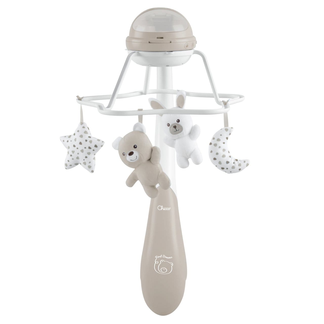 Chicco Îngrijire bebe Carusel Muzical Chicco 1104100-1 | 3 in 1, Proiectie Rainbow, Unisex, 0 Luni+
