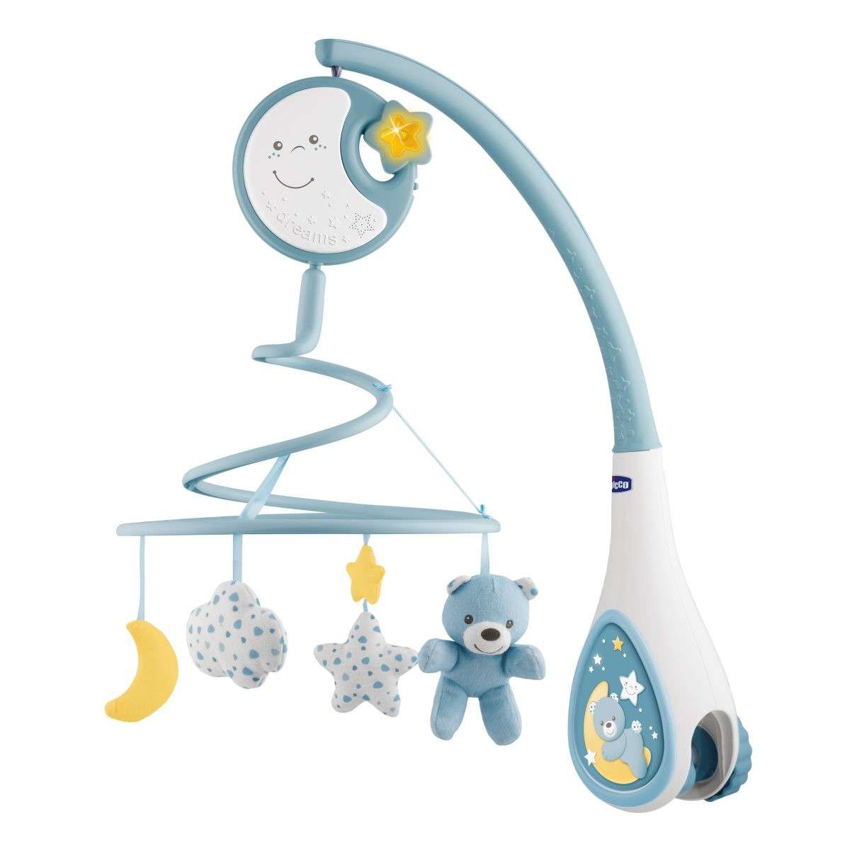 Chicco Îngrijire bebe Carusel Muzical Chicco Next 2 Dreams 076272-1 | Bleu, 0 Luni+