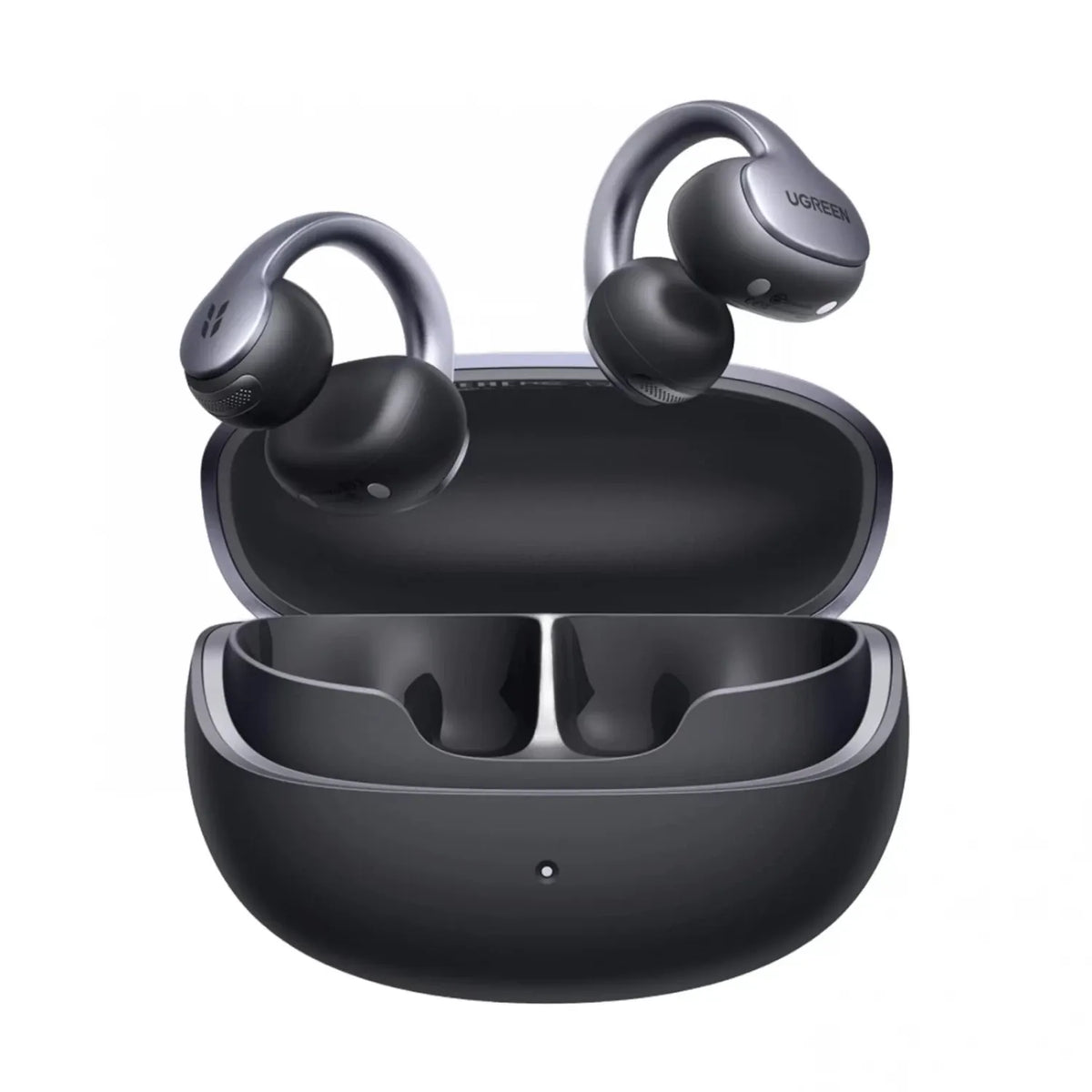 Casti True Wireless Ugreen ClipBuds Pro2 open-ear LDAC Hi-Res Bluetooth 6.1 46h autonomie IP56 Gri