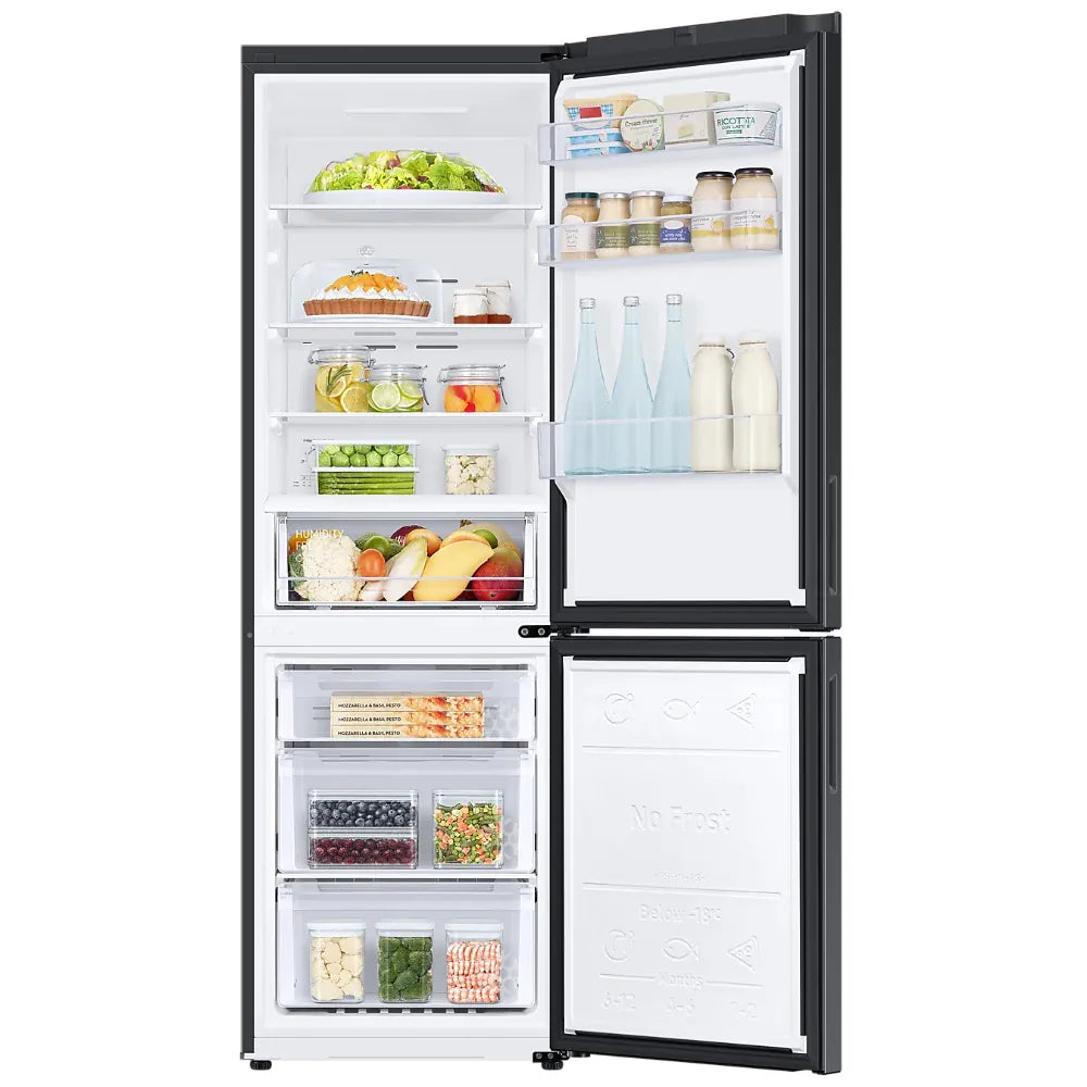Samsung Combina frigorifica Samsung, 344l, Clasa E, NoFrost, Motor Digital Inverter, SpaceMax, All Around Cooling, negru