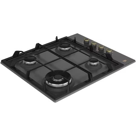 Beko Plita pe gaz Plita pe gaz Beko HIGG64125SAR | 4 arzatoare, gratar fonta, aprindere electrica, wok