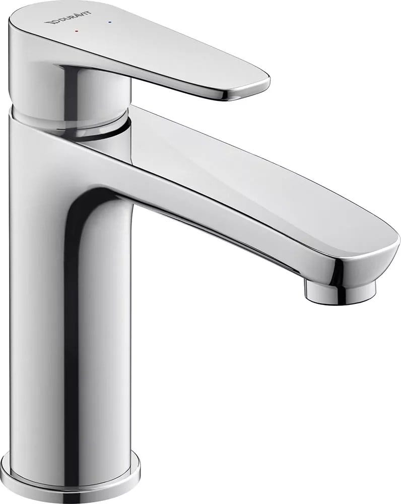 Duravit Baterie lavoar Duravit, B.1 Single lever basin mixer M, monocomanda, marime M, cartus ceramic, fara set de evacuare, crom