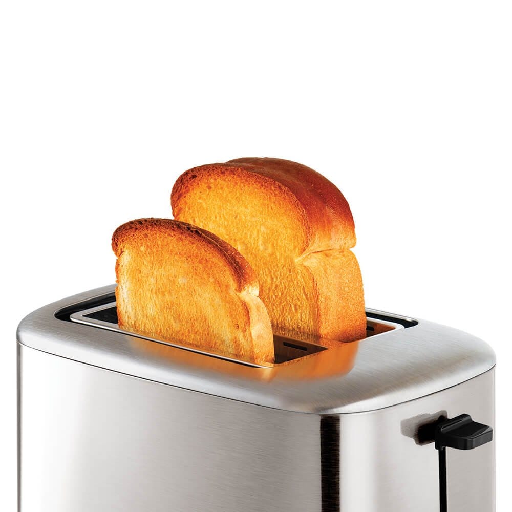 Morphy Richards Prajitor de paine, Morphy Richards, Equip, 800W, 7 setari, 2 felii, Inox
