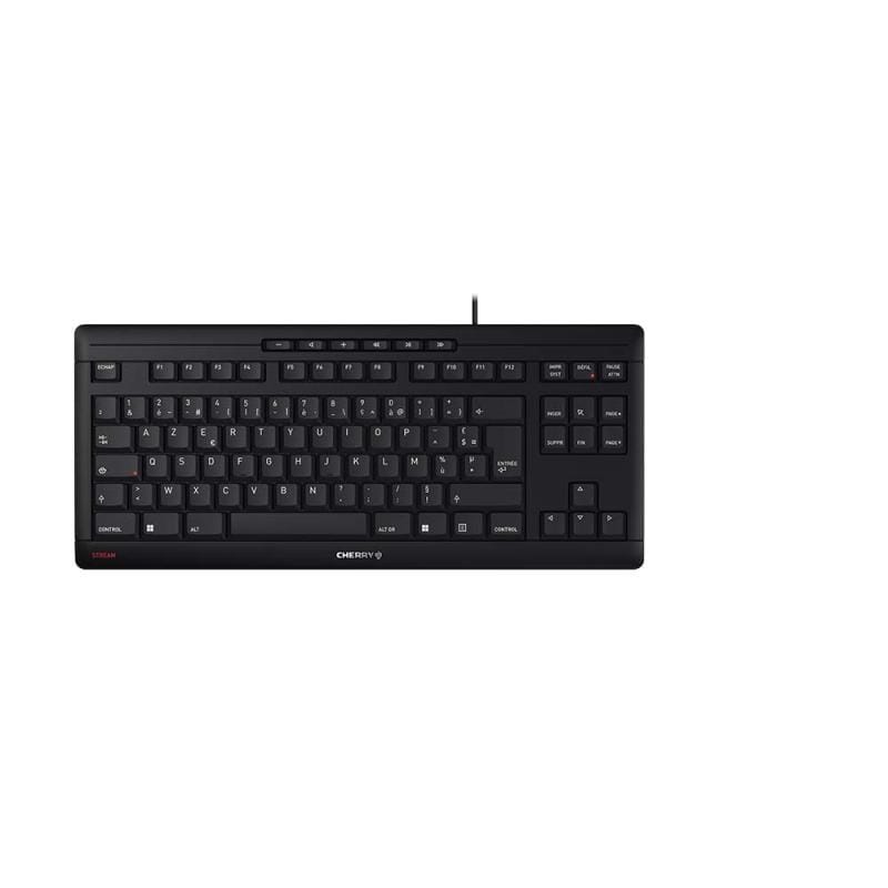 Cherry Tastatură Cherry STREAM TKL cu fir, USB, layout AZERTY FR, neagră, JK-8600FR-2 (JK8600FR2)