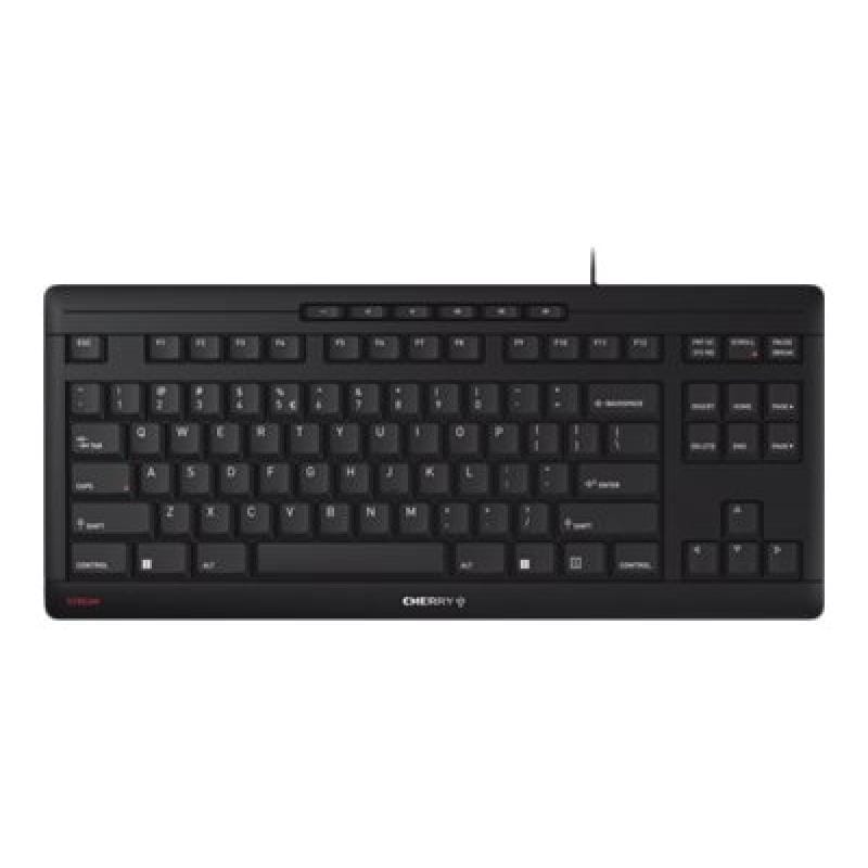 Cherry Tastatură Cherry STREAM KEYBOARD TKL JK-8600DE-2, USB, layout QWERTZ German, compactă fără numpad
