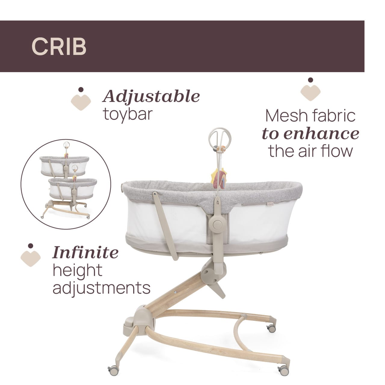Chicco Îngrijire bebe Cosulet Multifunctional Chicco Baby Hug 4 in 1 8715761-8 | Armonia, Scandinavian, Gri, 0 Luni+