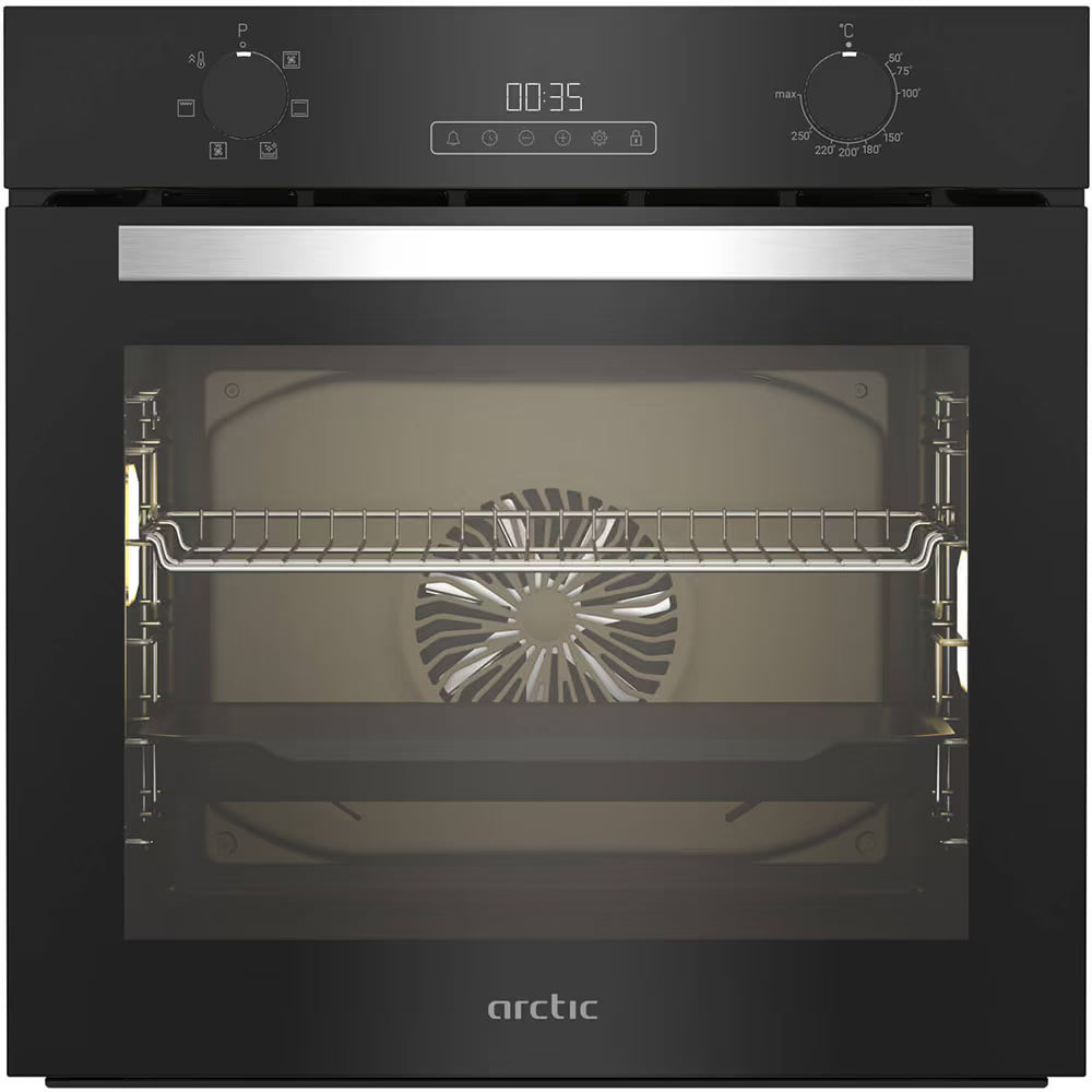 Arctic Cuptor incorporabil Cuptor Electric Arctic ARVIE1430BM | 71L, Clasa A, AeroCooking, Grill, Negru, 59.4x56.7x59.5cm
