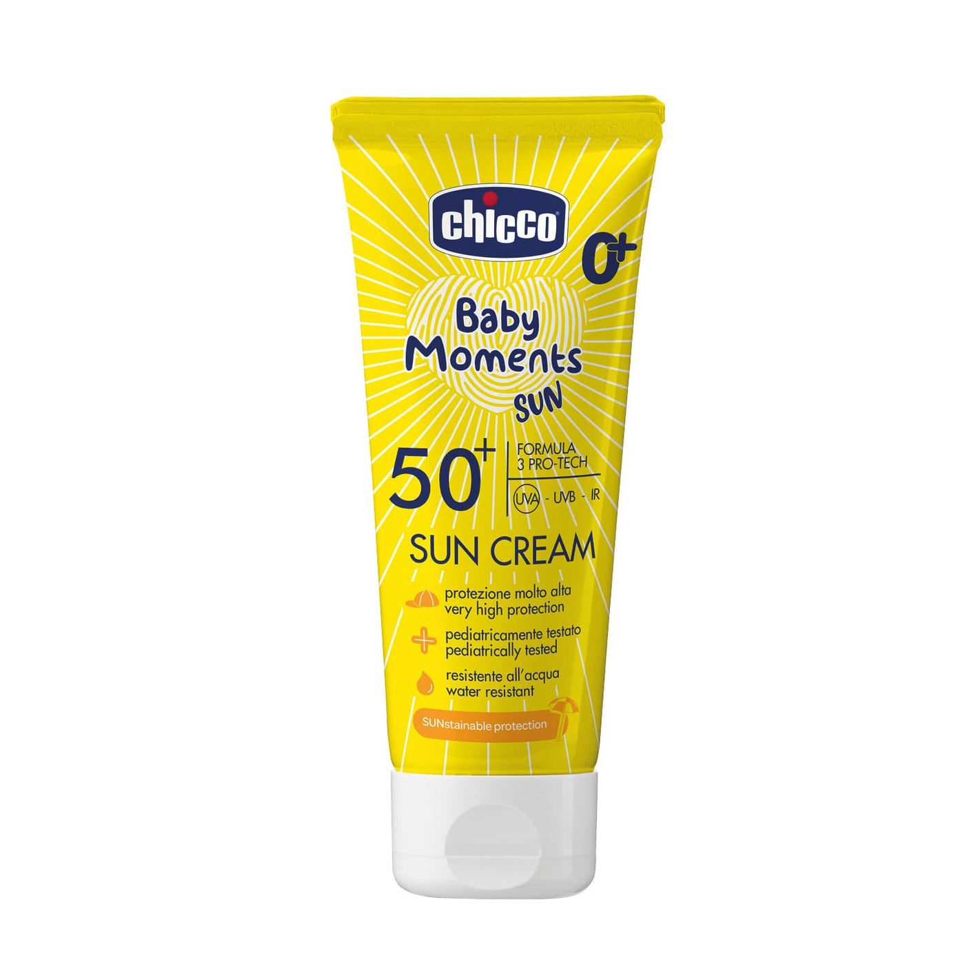 Chicco Puericultură Crema Protectie Solara Chicco Baby Moments 11258-9 | SPF 50+, 75ml, 0 Luni+