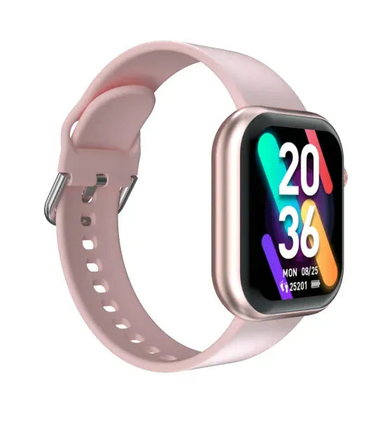 Cubot SmartWatch Cubot C5 Waterproof 5ATM Monitorizare Puls Pedometru Alarma Notificare Apeluri si Aplicatii Functii Sport Rose-Gold