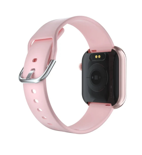 Cubot SmartWatch Cubot C5 Waterproof 5ATM Monitorizare Puls Pedometru Alarma Notificare Apeluri si Aplicatii Functii Sport Rose-Gold