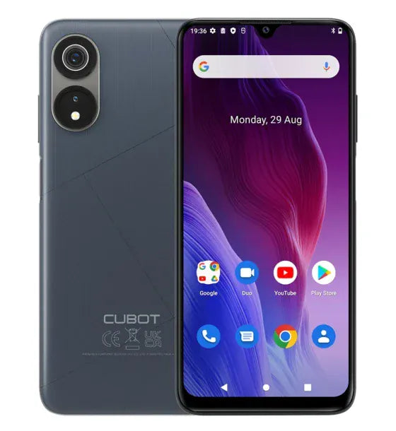 Cubot Telefon mobil CUBOT P60 4G 6517 HD+ 6GB RAM 128GB Android 12 Negru