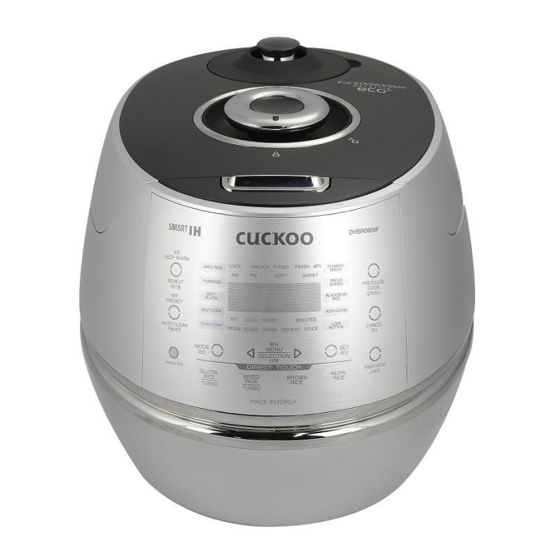 Cuckoo Multicooker Aparat de gătit orez Cuckoo CRP-CHSS1009FN, 1800 ml, carcasă din oțel inoxidabil, stainless steel