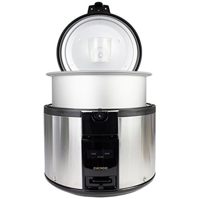 Cuckoo Multicooker Aparat de gătit orez Cuckoo SR-4600, capacitate 4,6 L, Negru/Argintiu