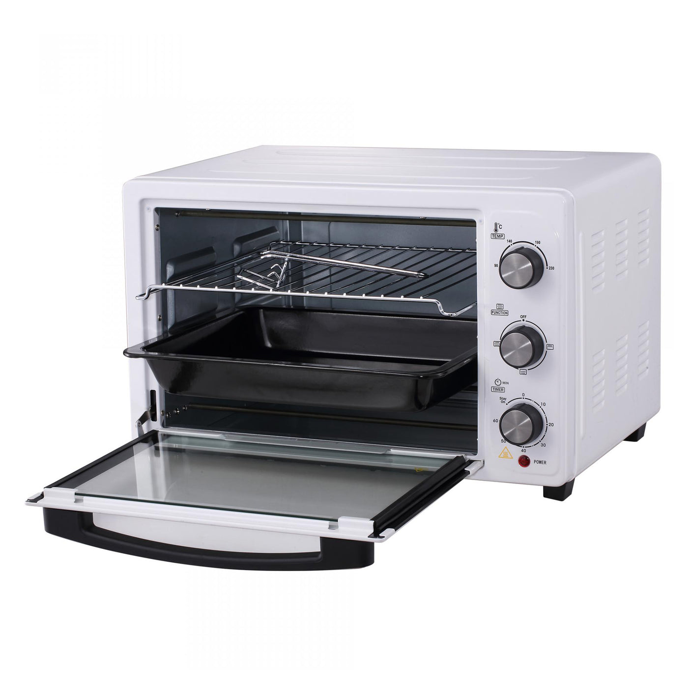 Cuptor electric Albatros A35W2 - putere maximă 1500 W, capacitate 35 litri, culoare albă, control temp